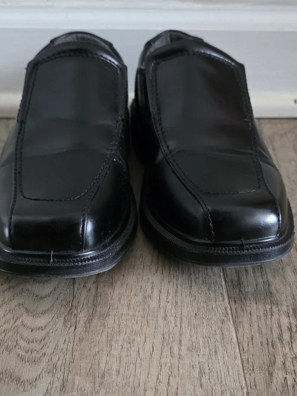 Deer Stags Boy's Black Slip-On Dress Loafers
